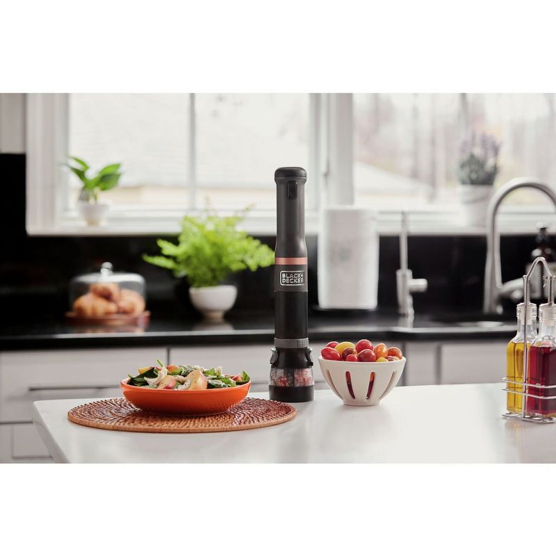Kitchen Wand 2-in-1 Salt and Pepper Grinder Attachment, 4 of 5