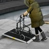 HOMCOM Aluminum Skidproof Portable Wheelchair Ramp for Home, Steps, Doorways, Carpeted Foldable Handicap Ramp, Strong Load-Bearing Threshold Ramp - 3 of 4