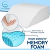 Allsett Health Leg Elevation Pillow - Memory Foam Top, Relieves Foot and Ankle Injury, Leg Pain, Hip, Knee Pain, Improves Blood Circulation - 4 of 4