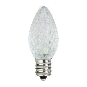 Vickerman Club Pack of 25 LED C7 Pure White Replacement Christmas Light Bulbs - 1 of 2