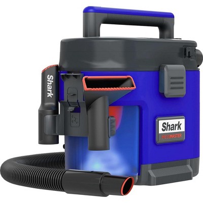 Shark MessMaster 1 Gallon Portable Wet/Dry Vacuum for Pets, Cars Blue Iris Refurb