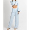 Women's OPEN FRONT PANT SET - MNI Los Angeles - 3 of 4