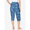 Dreams & Co. Knit Sleep Capri - 3 of 4
