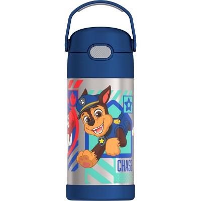 Thermos Funtainer Stainless Steel Vacuum Insulated Kids Straw Bottle, 12 oz - Paw Patrol