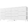 Acekool 14 Drawer Dresser TV Stand with Power Outlet, 63 Inch Fabric Entertainment Center for 65-75 Inch TV, Storage for Bedroom & Living Room - 2 of 4