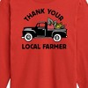 Boys' - Instant Message - Thank Your Local Farmer Long Sleeve Graphic T-Shirt - 2 of 4