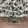 Puleo 31.5" Wood Christmas Tree Collar for 6' to 9' Artificial Trees - 2 of 4
