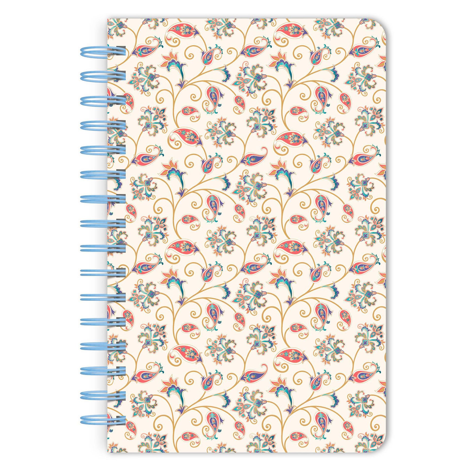 BrownTrout Tuscan Delight Compact Wire Journal with Foil Stamped Cover