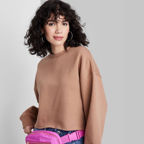 Wild fable cropped on sale sweater