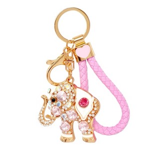Wrapables Crystal Bling Keychain, Keyring Purse Handbag Pendant Charm - 1 of 4