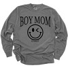 Simply Sage Market S.W.Smiley Boy Mom Outline Garment Dyed Long Sleeve - 2 of 4