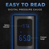 Bullseye Pocket Air Pro Tire Inflator Powerbank Electric Air Compressor Portable Pump Car Bike 120 PSI LED Gauge 6000 mAh - 2 of 4