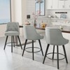 Elegant 360° Swivel Bar Stool Stylish Design With Plush Cushion & Sturdy Build - 3 of 4