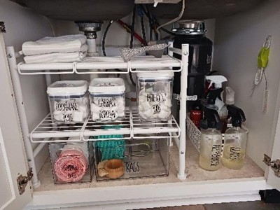 Expandable Under Sink Organizer and Storage
