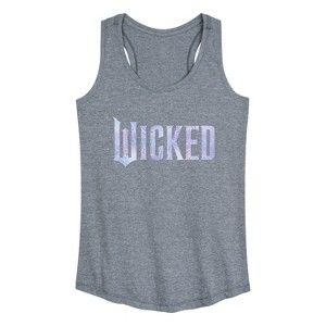 Women's - Wicked - Sparkle Logo Graphic Racerback Tank - 1 of 4