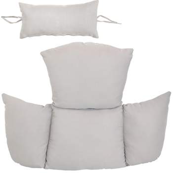 Sunnydaze Outdoor Replacement Headrest and Cushions for Penelope or Oliver Hanging Lounge Egg Chair - 2pc