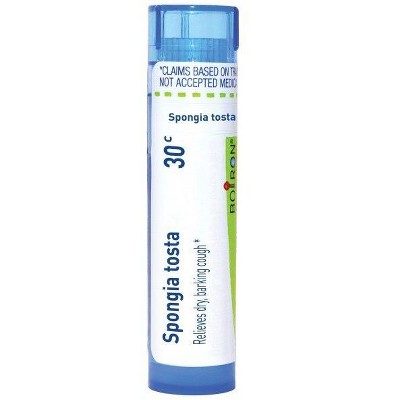 Spongia Tosta 30C by Boiron Homeopathic Single Medicine For Cough, Cold & Flu  -  80 Pellet
