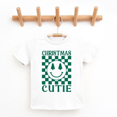 The Juniper Shop Christmas Cutie Checkered Youth Short Sleeve Tee