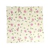 Jiallo Lilac Cottage Rose Embroidered Cutwork Square tablecloth, 36 inch Square Table Linen Decor, Water Resistance, Machine Wash safe - 2 of 4