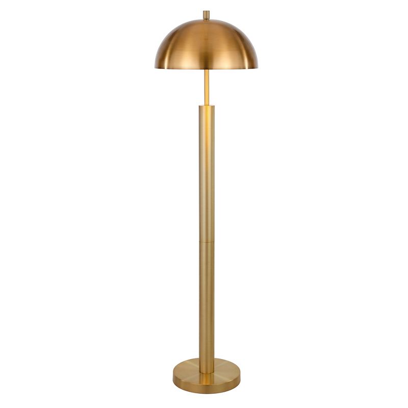 Hampton & Thyme 58" Tall Floor Lamp with Metal Shade, 4 of 8