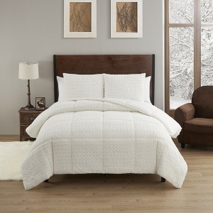 3 Piece Animal Faux Fur Ultra Soft Comforter Set with Shams by Sweet Home Collection® - 1 of 4