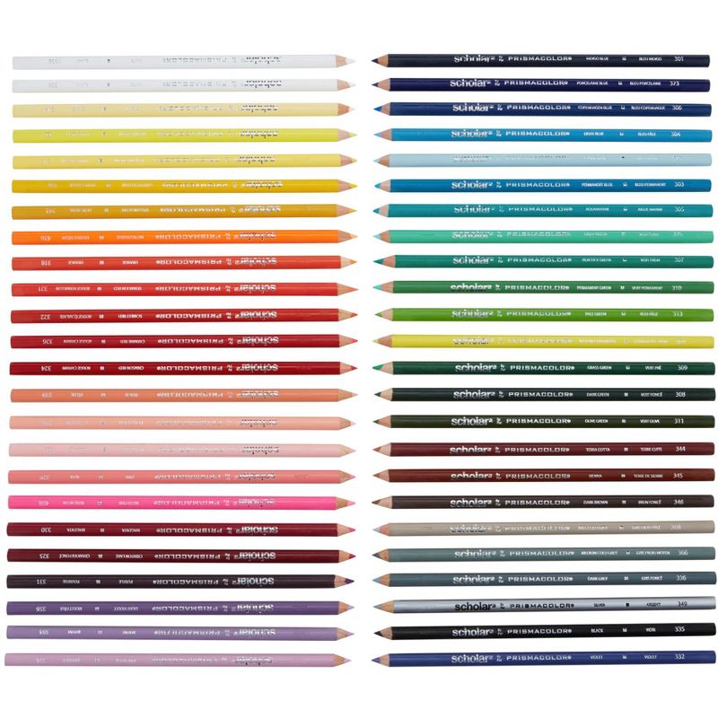 Prismacolor Scholar Colored Pencils, Assorted Colors, Set of 48, 2 of 3