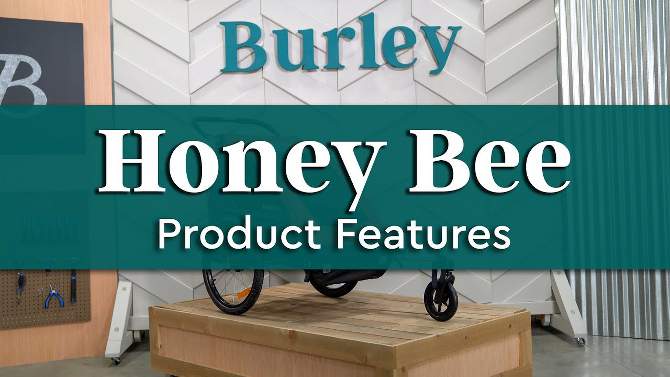 Burley Honey Bee Kids&#39; Bike Trailer, 2 of 12, play video