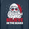 Women's - Instant Message - Believe In The Beard Christmas Santa Lightweight French Terry Slouchy - 2 of 4