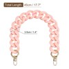 Unique Bargains Acrylic Fashion Flat Portable Handbag Replacement Strap - 2 of 4