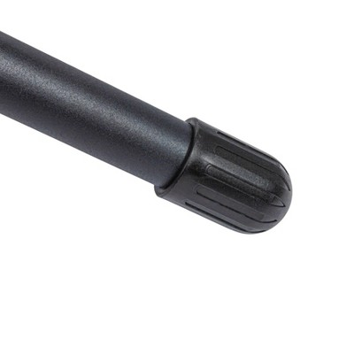 Ultra 63" Black and Gray 4-Leg Ironing Board with Cotton Cover