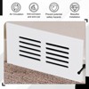 Unique Bargains Aluminum Alloy Cabinet Wardrobe Shoe Closet Rectangle Ventilation Grilles 2 Pcs - 4 of 4