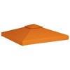 VidaXL Gazebo Cover Canopy Replacement 1 oz/ftÂ² Orange 9.8'x9.8' - 2 of 4