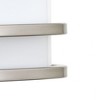 Progress Lighting, Contemporary Collection, 1-Light LED Wall Sconce, Brushed Nickel, White Acrylic Shade - 2 of 4