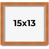 PosterPalooza | Flat Brown Picture Frame - UV Acrylic, Backing Board, Hanging Hardware Included - 2 of 4