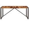 vidaXL Dining Table Brown and black - 2 of 2