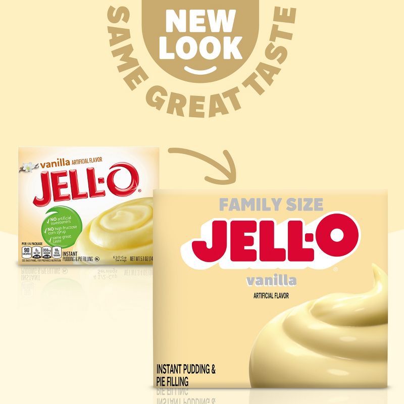 JELL-O Instant Vanilla Pudding &#38; Pie Filling - 5.1oz, 3 of 15