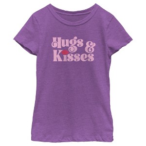 Girl's Lost Gods Hugs n Kisses T-Shirt - 1 of 4
