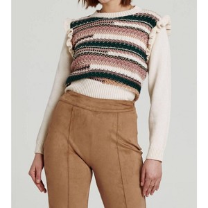 Women's Marta Crochet Crewneck Sweater - Another Love - 1 of 4