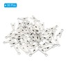 Unique Bargains Metal Bulk Elegant DIY Crafts Jewelry Making Initial Pendant 50 Pcs - 3 of 4