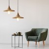 River of Goods 10.8" 1-Light Alberta Wood and Metal Pendant: Industrial Ceiling Fixture, UL Listed, E26 - 2 of 4
