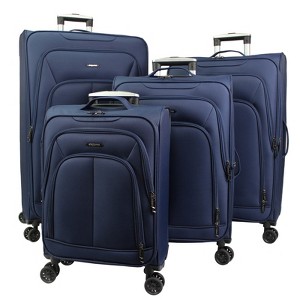 World Traveler Dejuno Angeles 4-Piece Expandable Spinner Luggage Set - 1 of 4