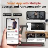 DeerRun 2.5HP Folding Treadmill APP Control , 300LB Walking Pad Running Data Analysis, Gift Smart Treadmills ,BlackRed - 3 of 4