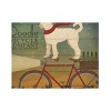 Trademark Fine Art -Ryan Fowler 'White Doodle on Bike Summer' Canvas Art - 2 of 4