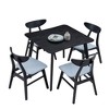 NicBex Dining Table for 4 Kitchen Table Saving Place Square Wooden Dining Table for Dining Room, Restaurant, Living Room - 3 of 4