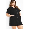 Women's Plus Size Melina Dress - black | CITY CHIC - image 4 of 4