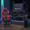 BlackArc 2pc Zulu Gaming Desk and Chair Set Red: Ergonomic, USB Massage, Footrest, Headrest Pillow, No Tools Assembly - 3 of 4