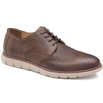 Johnston & Murphy Men's Holden Embossed Wingtip Dress Casual Lace-up Shoe