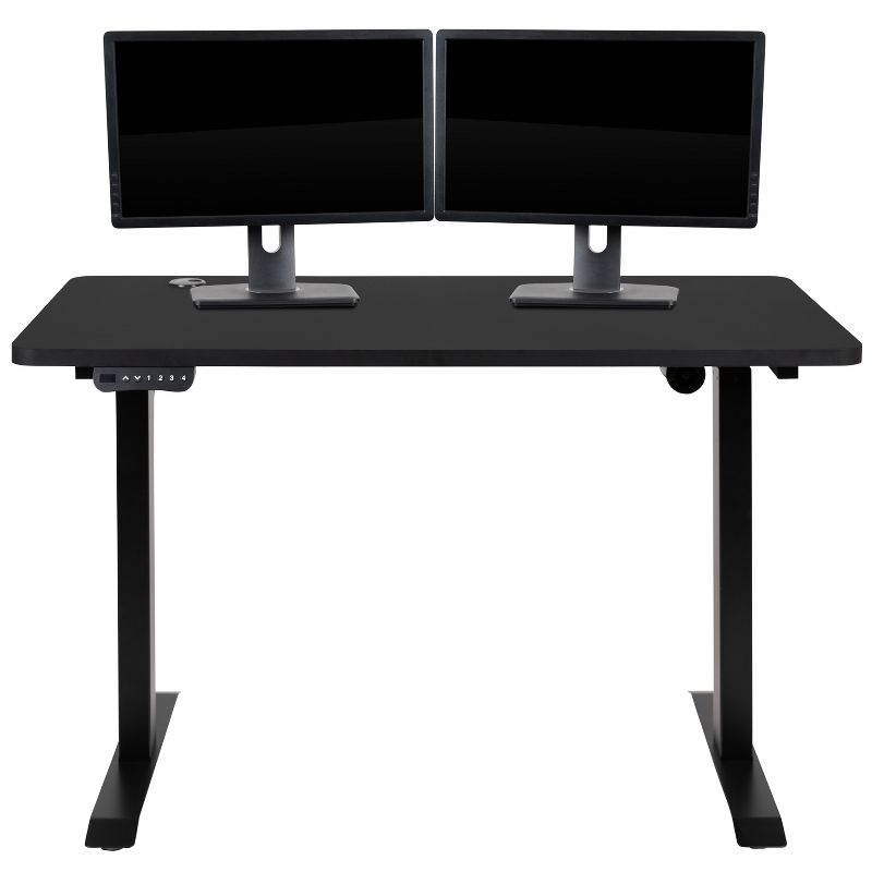 Flash Furniture Electric Height Adjustable Standing Desk - Table Top 48" Wide - 24" Deep, 1 of 18