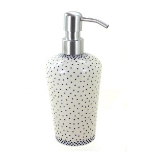 Blue Rose Polish Pottery B009 Manufaktura Soap Dispenser - 1 of 2