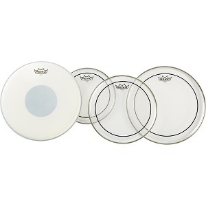 Remo Clear Pinstripe Pro Pack With Free 14" Controlled Sound X Snare Head - 1 of 4